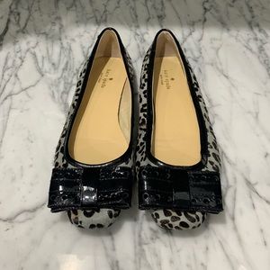 Kate Spade leopard flats